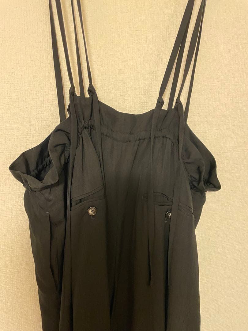 SACRA サロペット　ACETATE BRIGHT TWILL