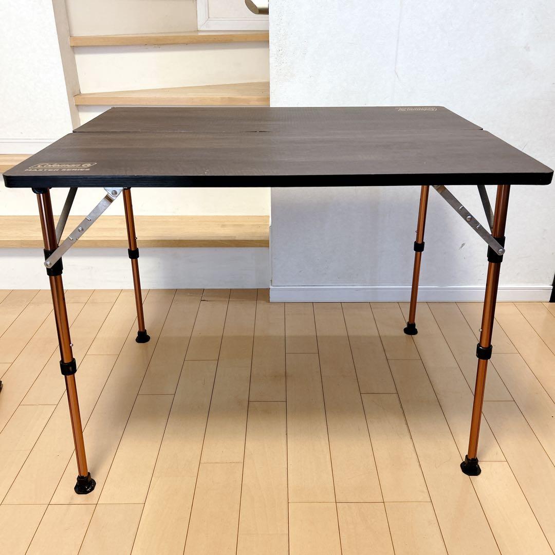 Coleman マスターシリーズ バタフライテーブル90 収納ケース付き