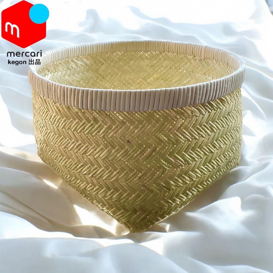 【新着新品】鳥越竹細工 すず竹 おぼけ 特大 極上品