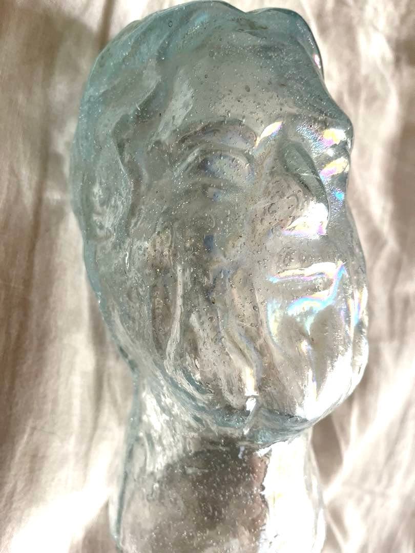 ヴィンテージフラワーベース　フェイス　ミッドセンチュリー　アート　オブジェ