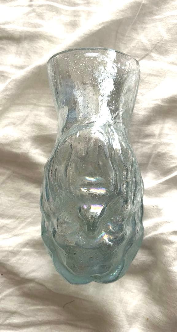 ヴィンテージフラワーベース　フェイス　ミッドセンチュリー　アート　オブジェ