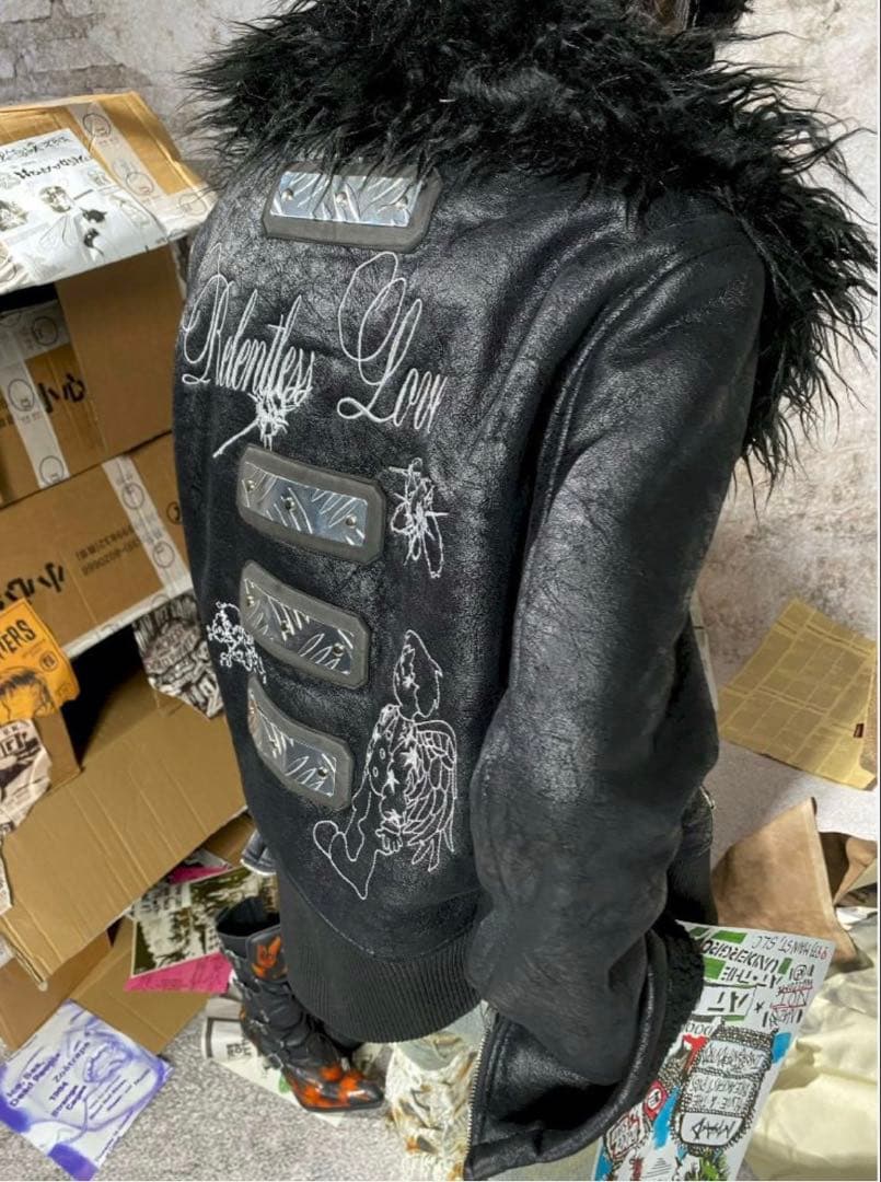 SCULTURE TOKYO trisegge レザージャケット Y2k パンク