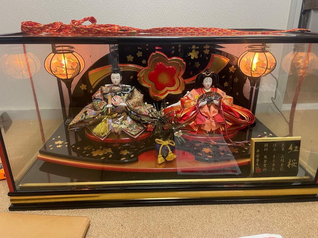 雛人形 ライト付き こどもの日