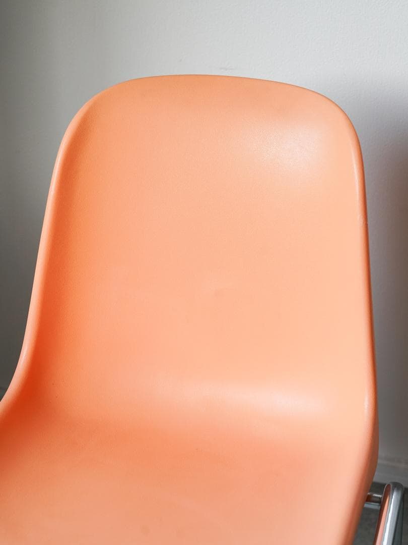MOD ELENA スタッキングチェア 2脚 オレンジ色 ミッドセンチュリ