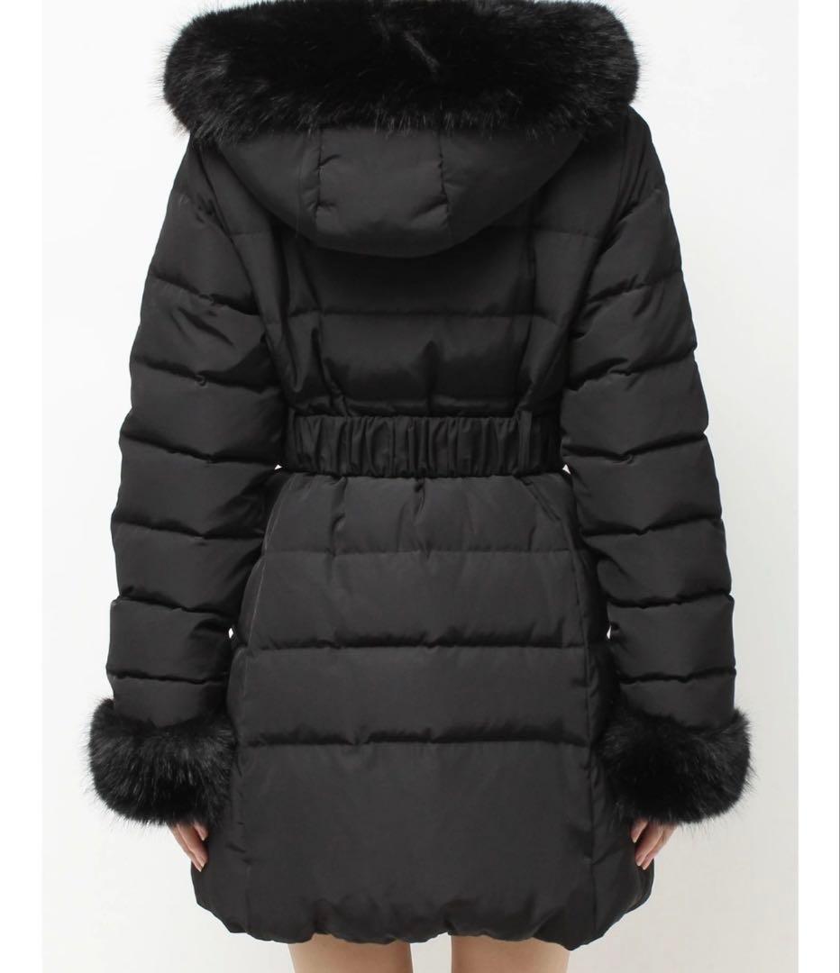 RESEXXY フード付きダウンコート　ブラック　Mサイズ