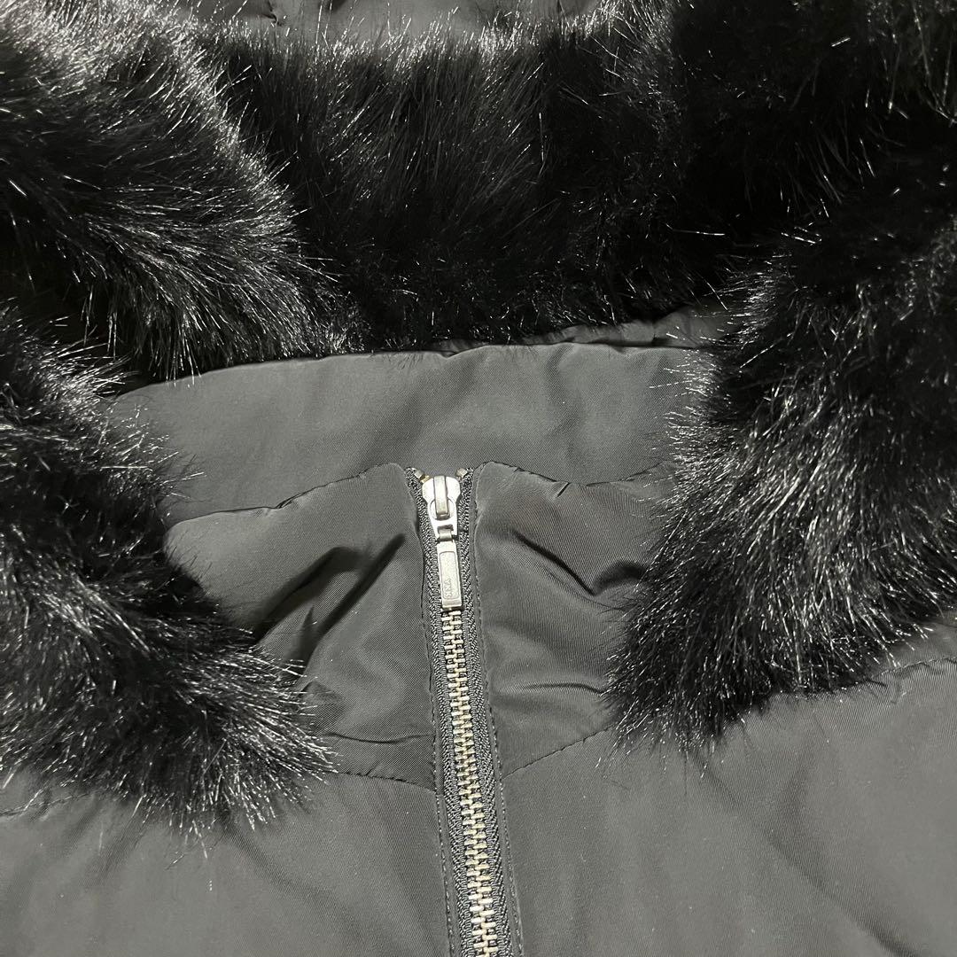 RESEXXY フード付きダウンコート　ブラック　Mサイズ