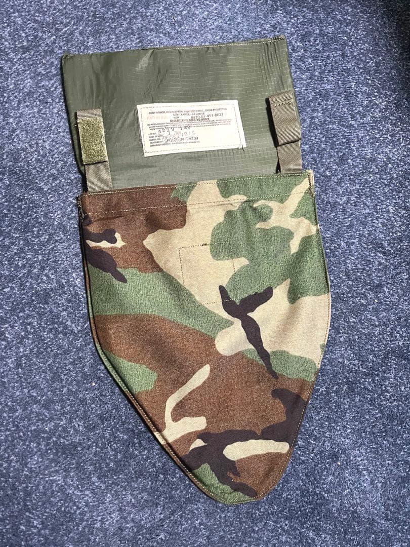 米軍実物Point Blank社製 ウッドランド ボディーアーマー　セットXL