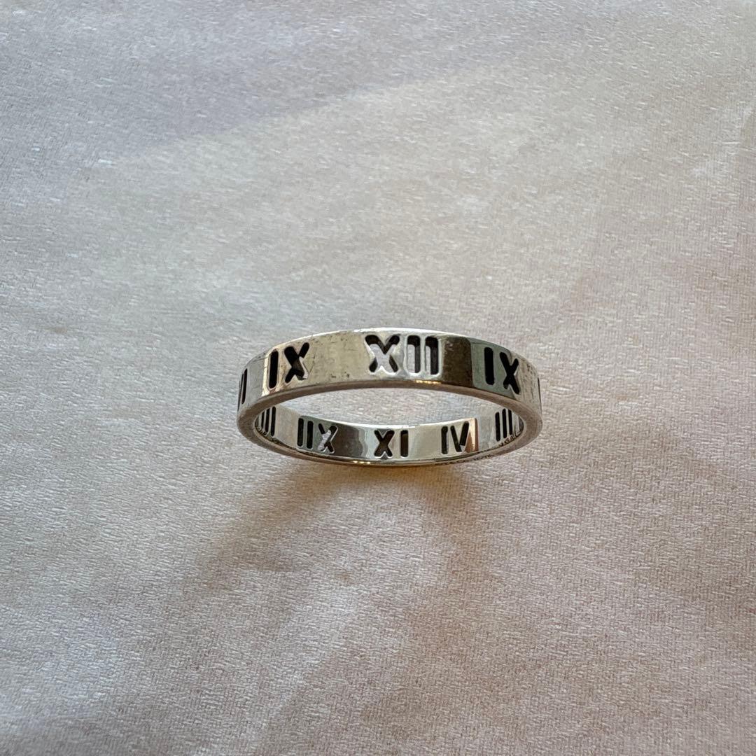 ティファニー　アトラス　オープンリング　シルバー　メンズサイズおおよそ19号