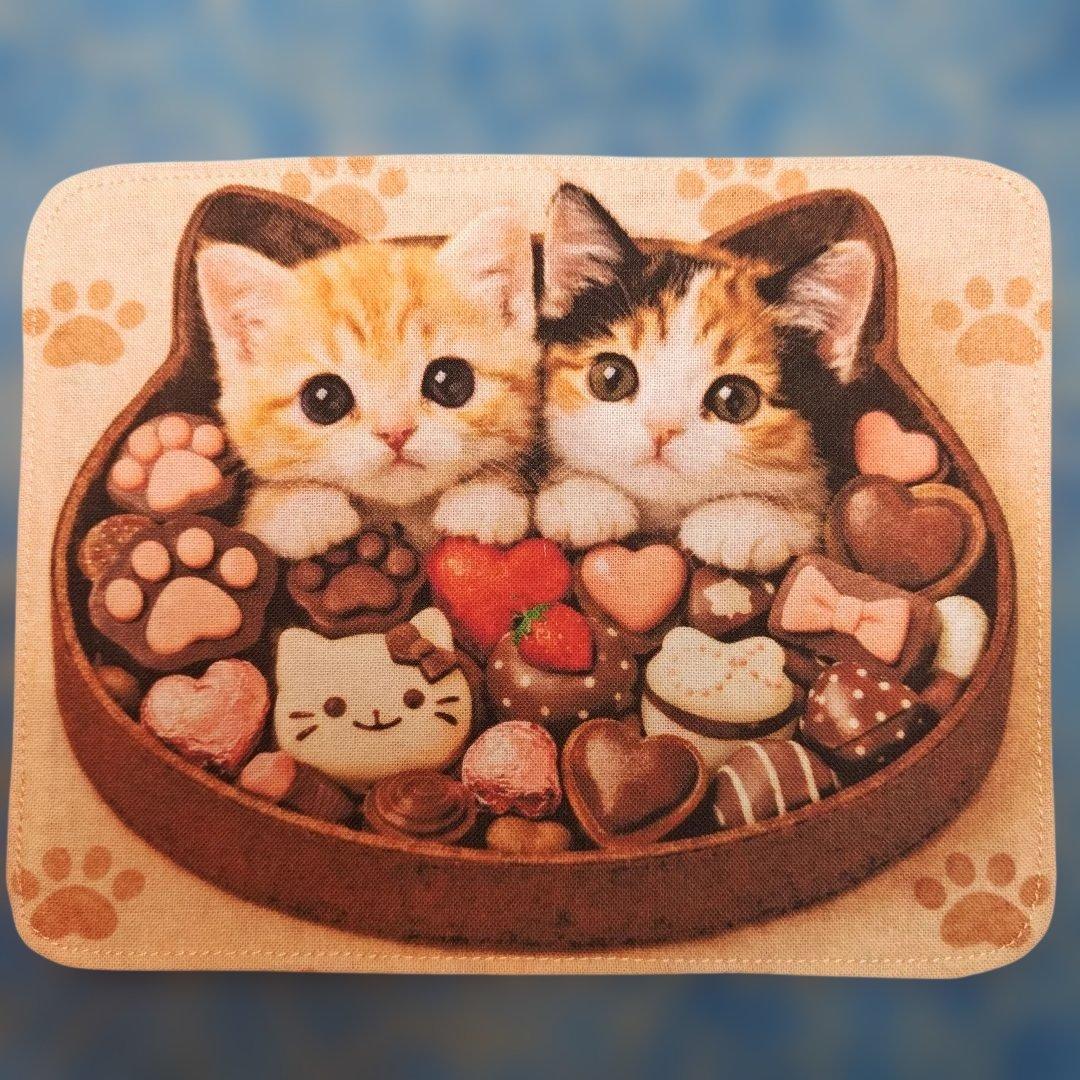 ご確認用　うきたん(*´꒳`*)❤︎様　ハンカチ　ねこちゃん柄12/28