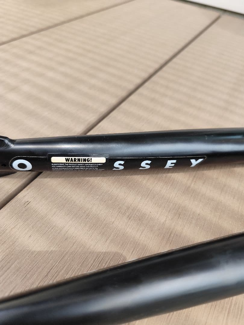 ODYSSEY ブラック フロントフォーク　　　　※トップキャップ無し