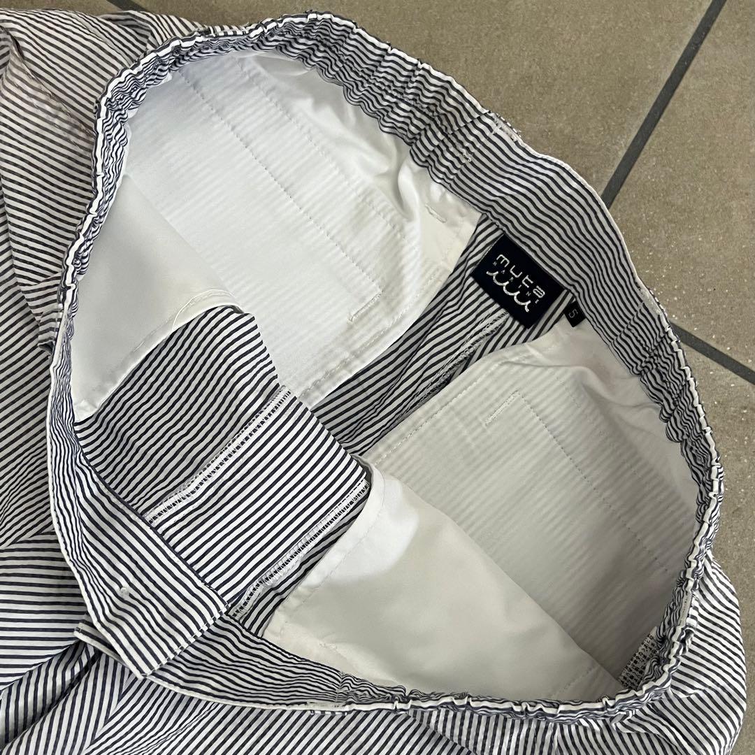 muta MARINE ムータマリン　ハーフパンツ　ストライプ　メンズ　ゴルフ