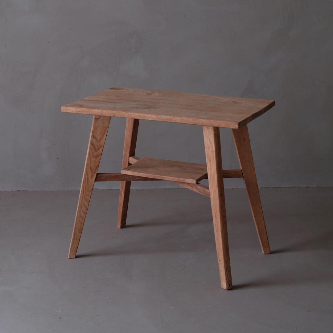 栓材 センターテーブル　コーヒーテーブル サイドテーブル デスク 古家具