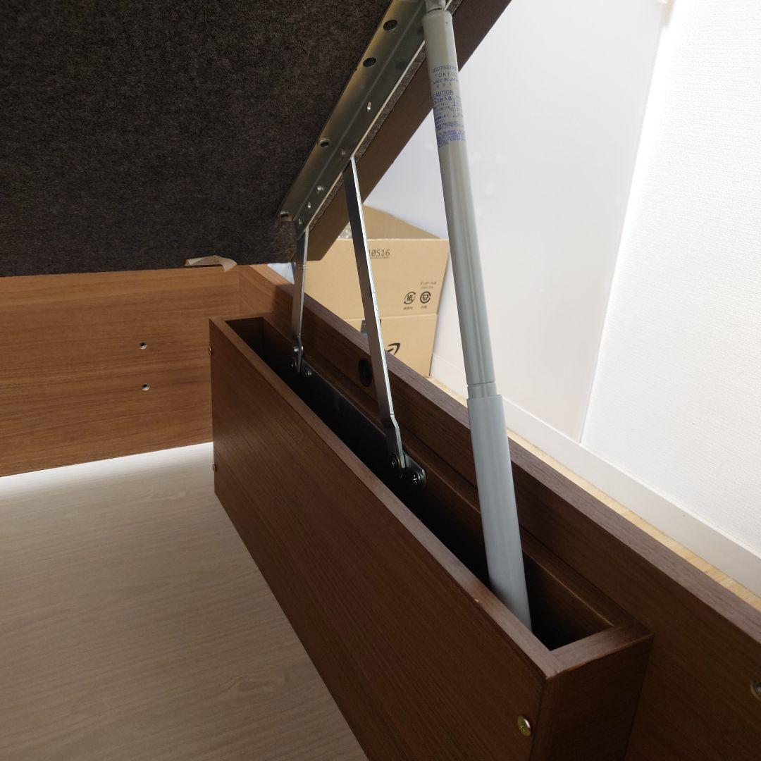 シングル木製ベッドフレーム ヘッドボード付き