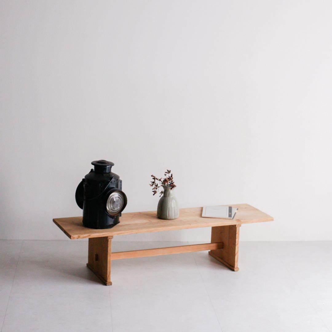 文机　杉材　無垢材 ローテーブル 飾り棚　古家具　古道具 アンティーク