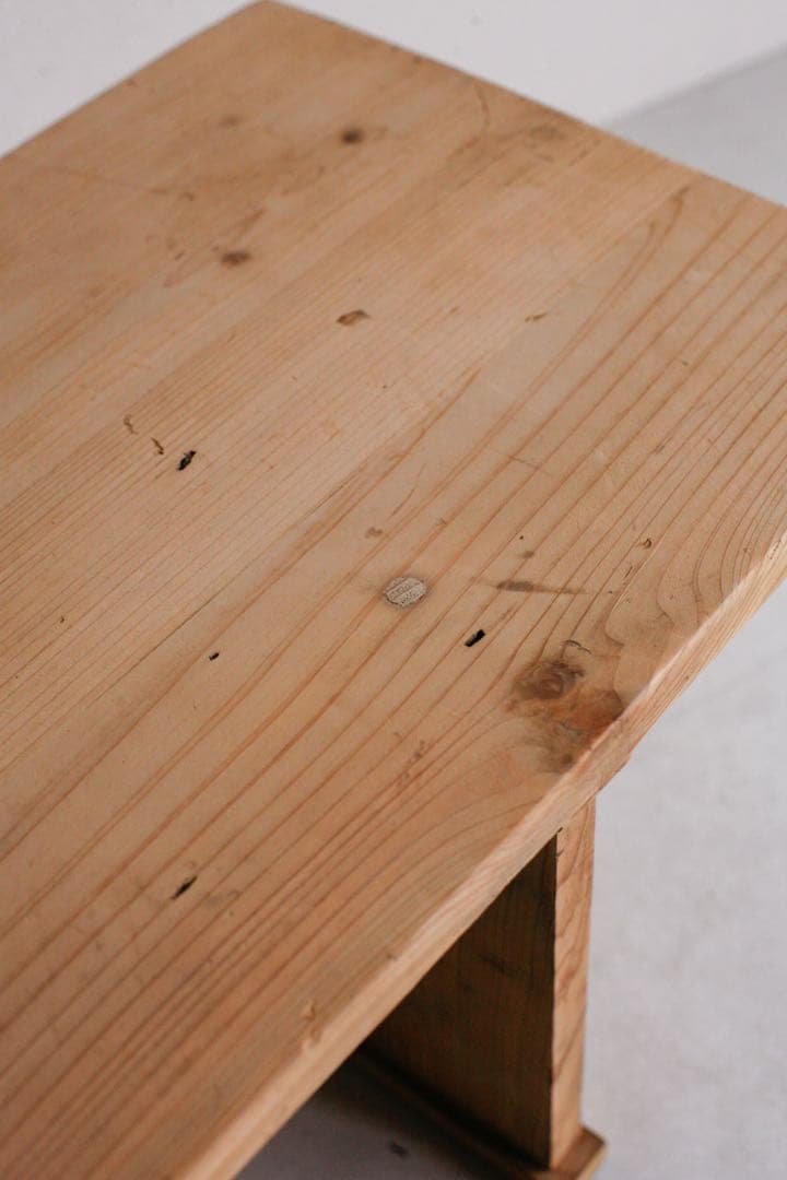 文机　杉材　無垢材 ローテーブル 飾り棚　古家具　古道具 アンティーク