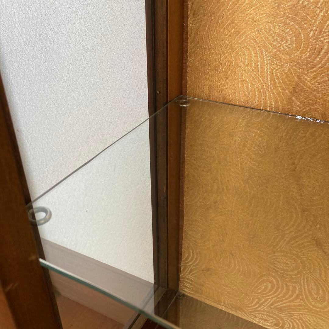 英国 アンティーク ガラスキャビネット