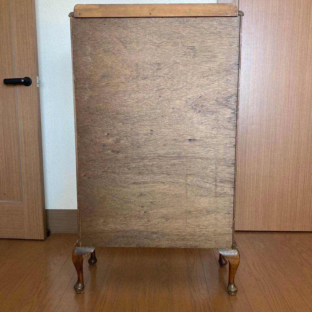 英国 アンティーク ガラスキャビネット