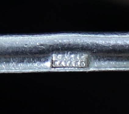 カレル・ベヤード 1870年頃珍品 ロカイユ様式ナイフレスト 6個 アンティーク