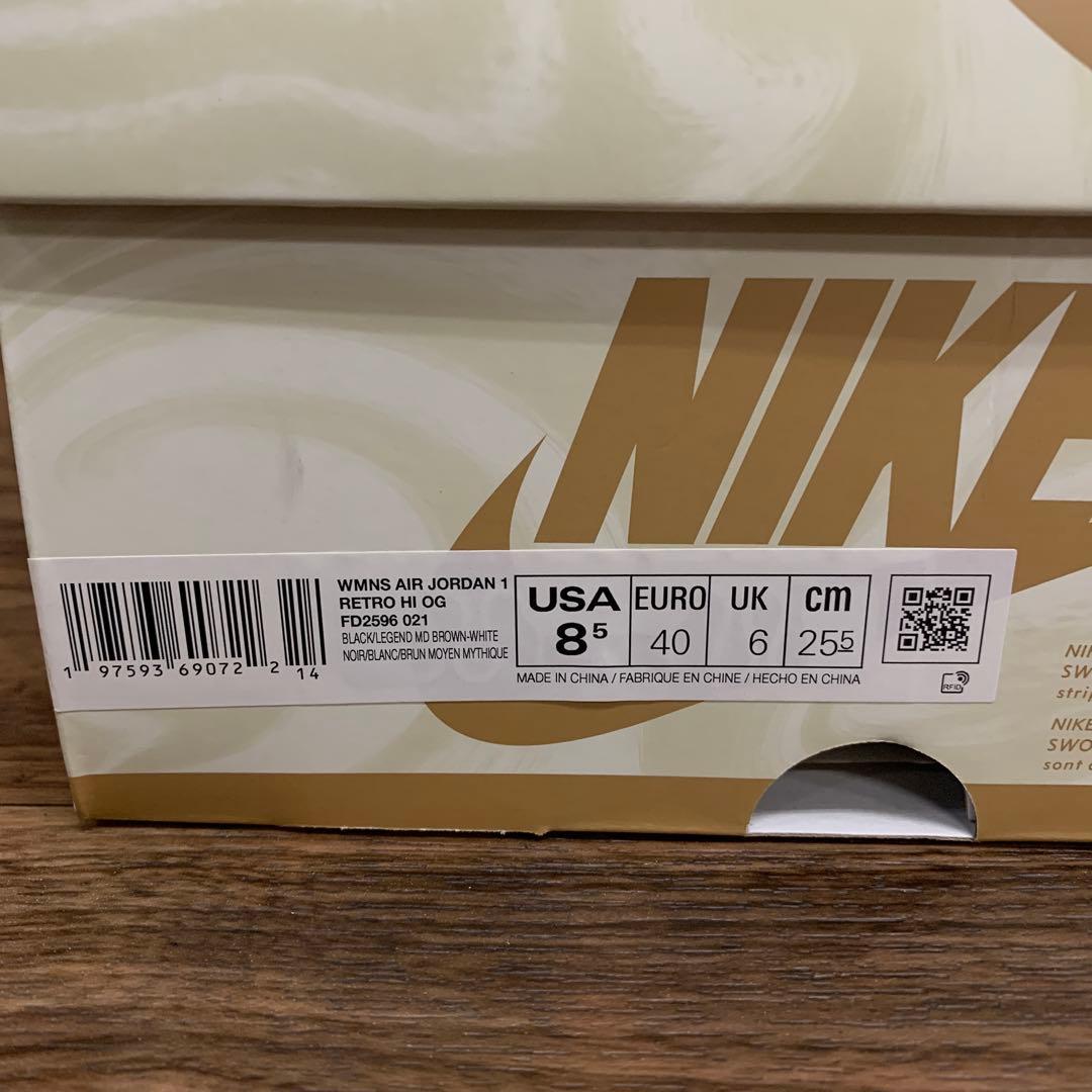 未使用 Nike W Air Jordan 1 Retro High OG