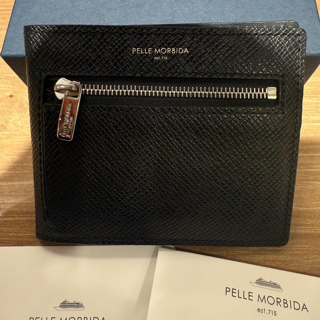 【美品】PELLE MORBIDA ペッレモルビダ　バルカ　コンパクトウォレット