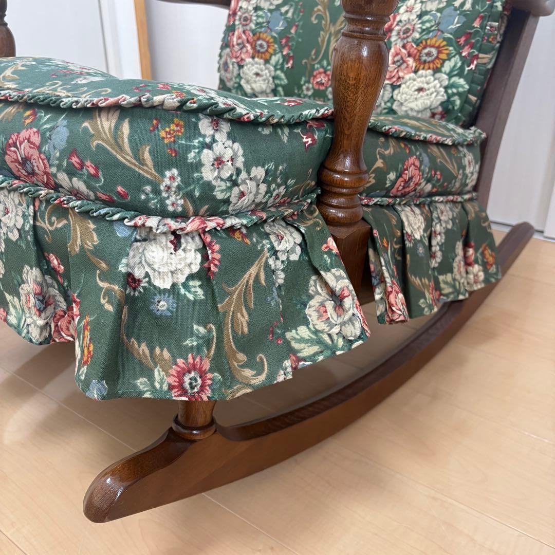 【美品】飛騨産業 キツツキマーク ロッキングチェア