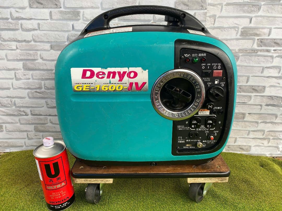 デンヨーGE-1600SS-IV 発電機★14日保証＋1Lオイル付(83)