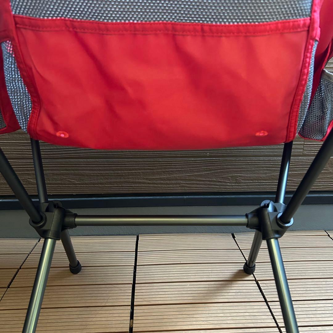 希少色 Helinox サバンナチェア スカーレット/アイアンブラック