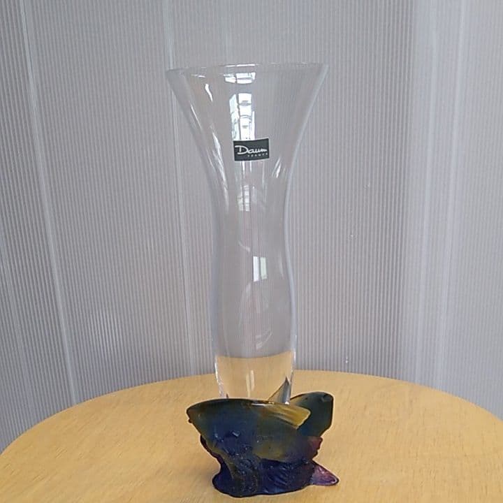 ドーム Daum 花瓶 魚 未使用品