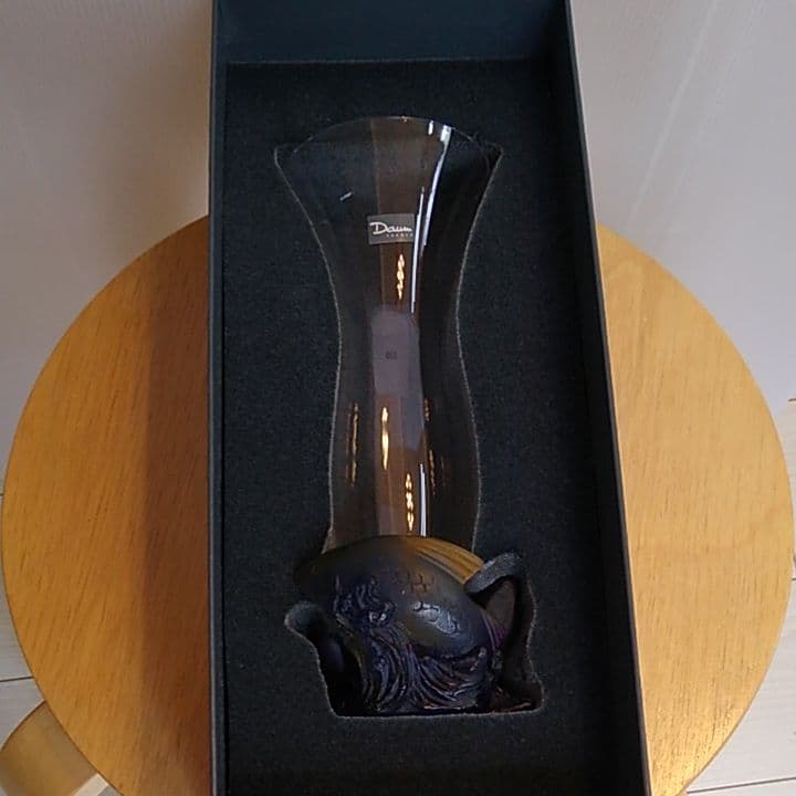 ドーム Daum 花瓶 魚 未使用品