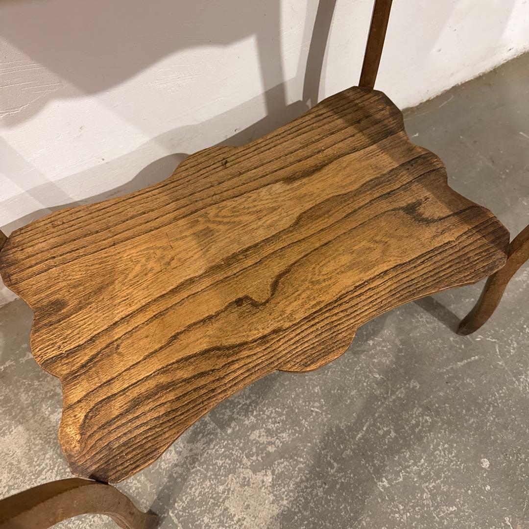 ヴィンテージ　木製サイドテーブル