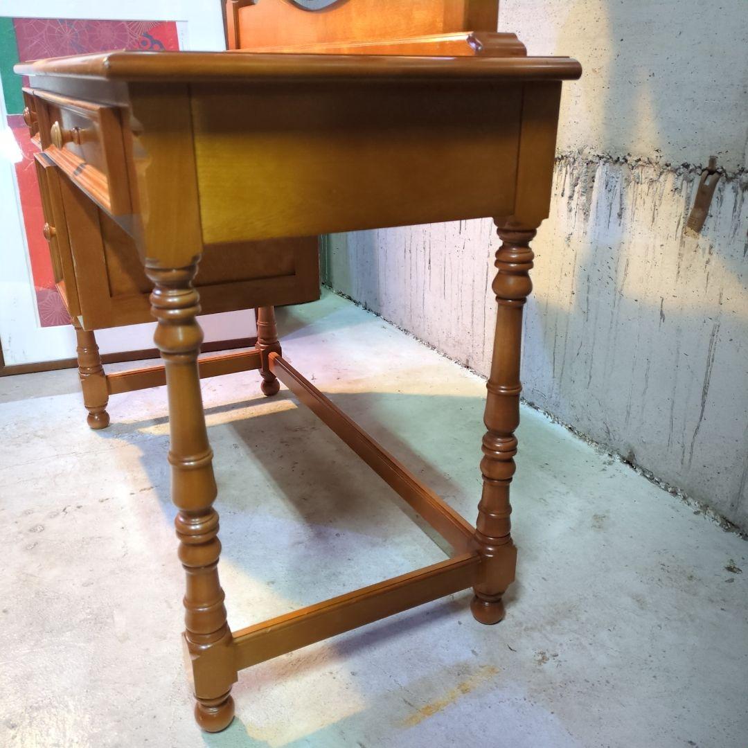 横浜ダニエル ドレッサー 鏡台 丸型ミラー ビンテージ アーリーアメリカン