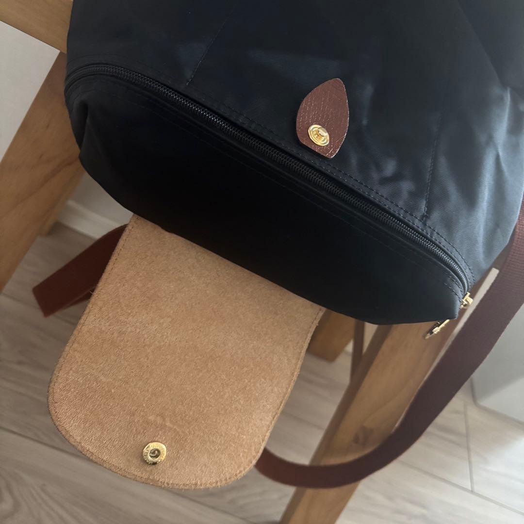 LONGCHAMP ロンシャン プリアージュ折り畳みミニリュック　ブラック
