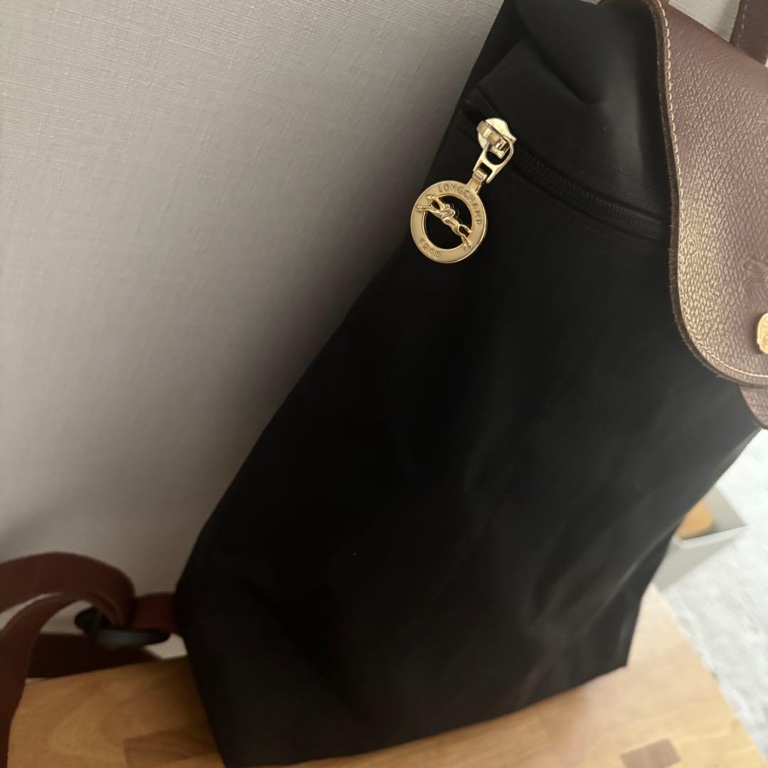 LONGCHAMP ロンシャン プリアージュ折り畳みミニリュック　ブラック