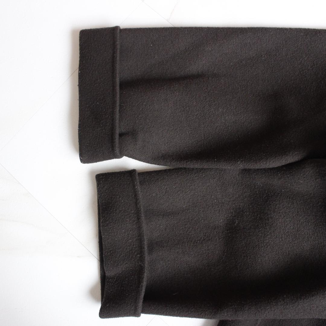 【24AW】Mila Owen ワイドシルエットダブルブレストコート ブラック