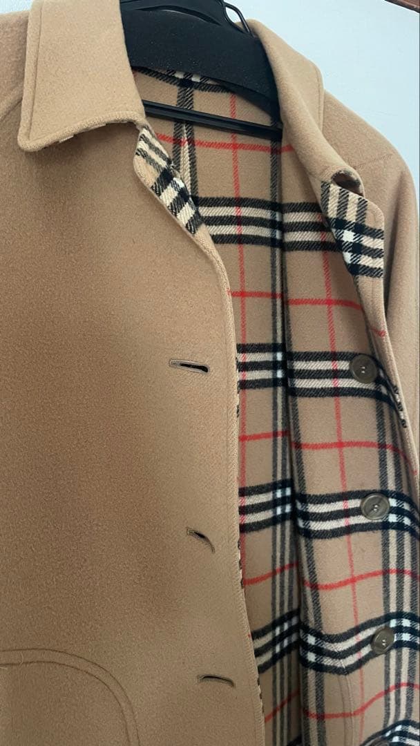 バーバリー Burberrys チェスターコート ロング ノバチェック キャメル