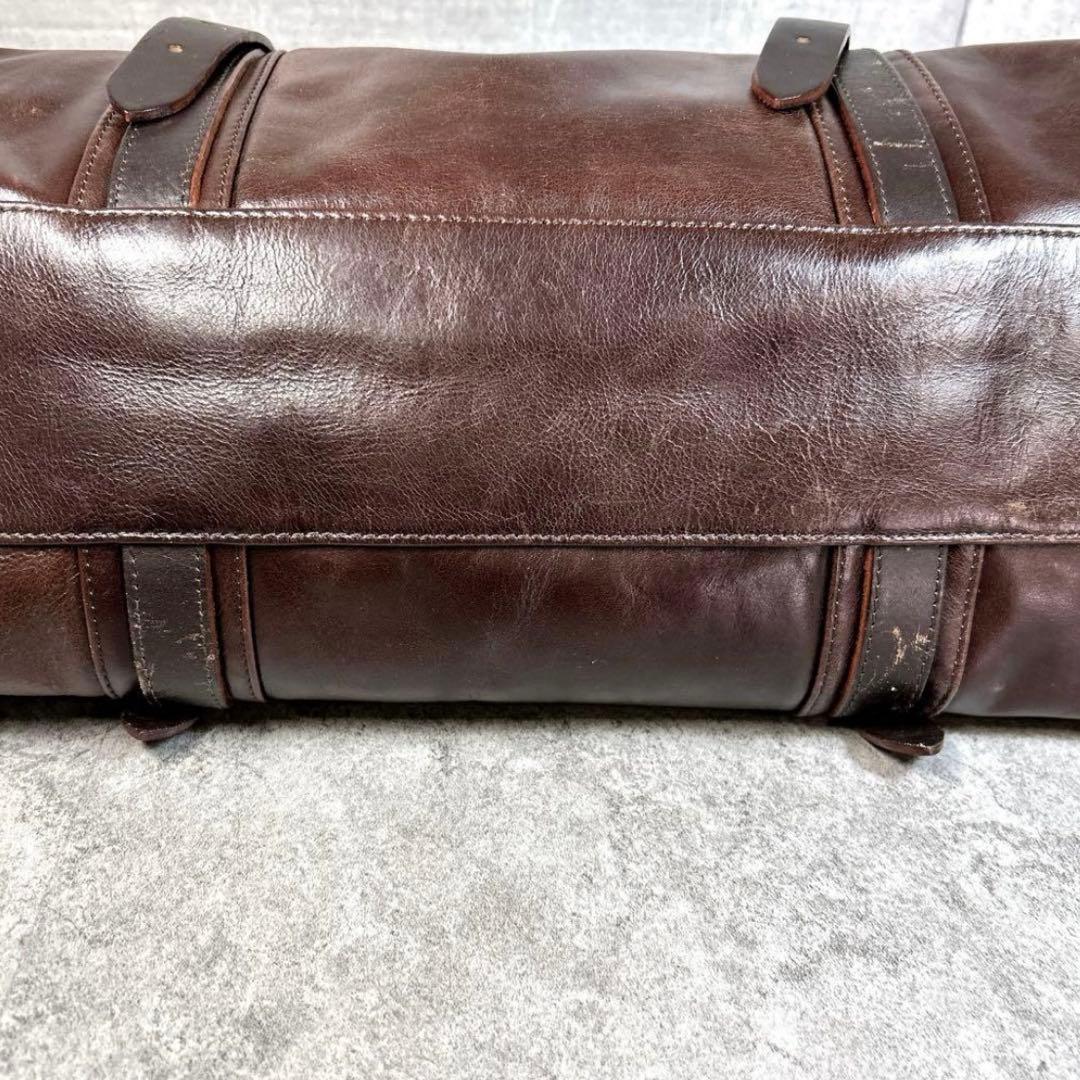 バッグ alfredo BANNISTER/leather Boston bag/Y2K