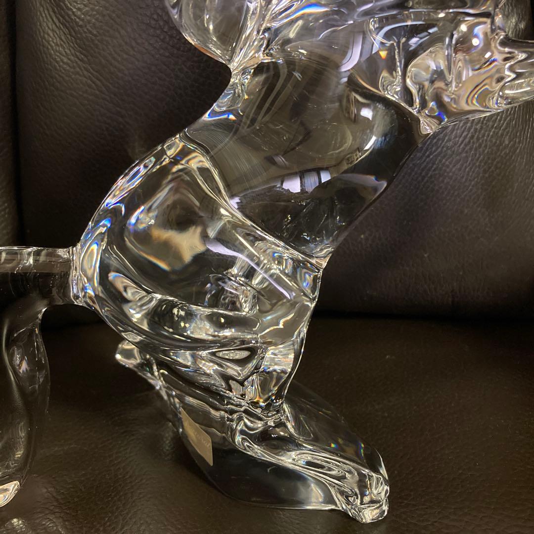 Baccarat バカラ いななく馬 跳ね馬 ジャンピングホース 置物