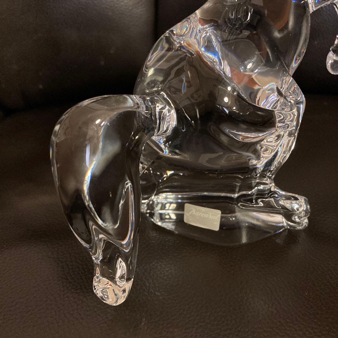 Baccarat バカラ いななく馬 跳ね馬 ジャンピングホース 置物