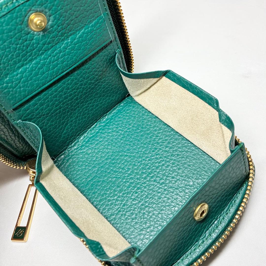 【極美品】　ハースケジュール　チェレット　二つ折りウォレット　財布　コンパクト