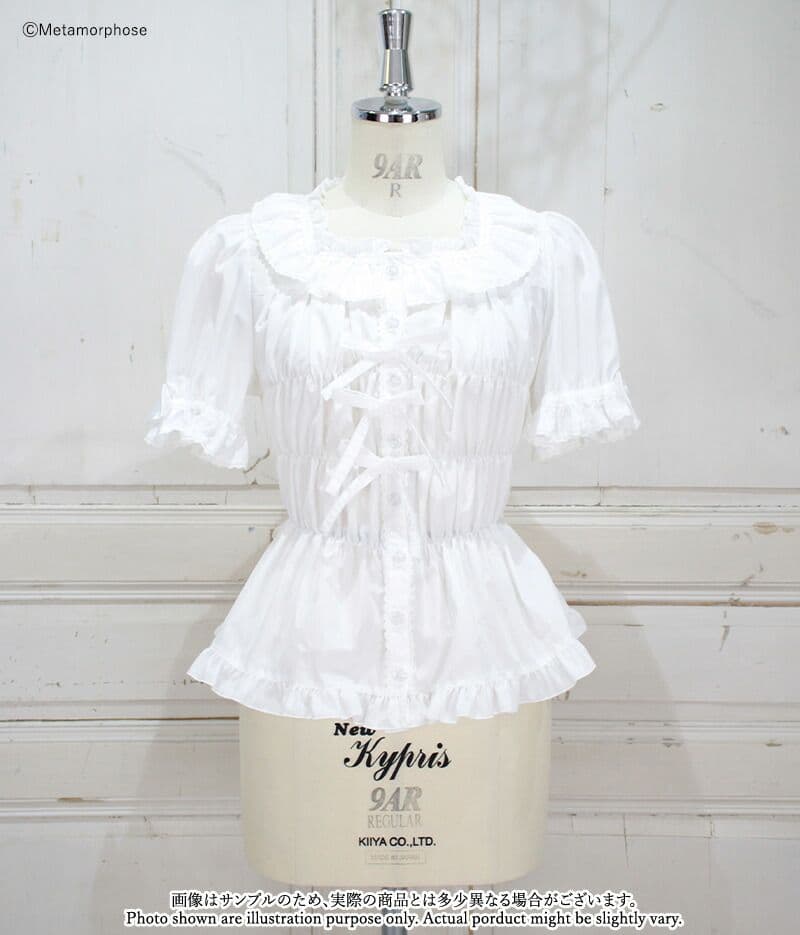 メタモルフォーゼ　スクエアあきブラウス　ベイビー　プリティ　イノワ