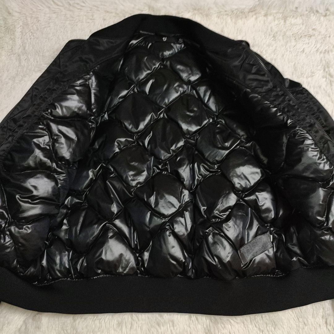 美品 UNIQLO+J XL ハイブリッドダウンオーバーサイズ MA-1ブルゾン