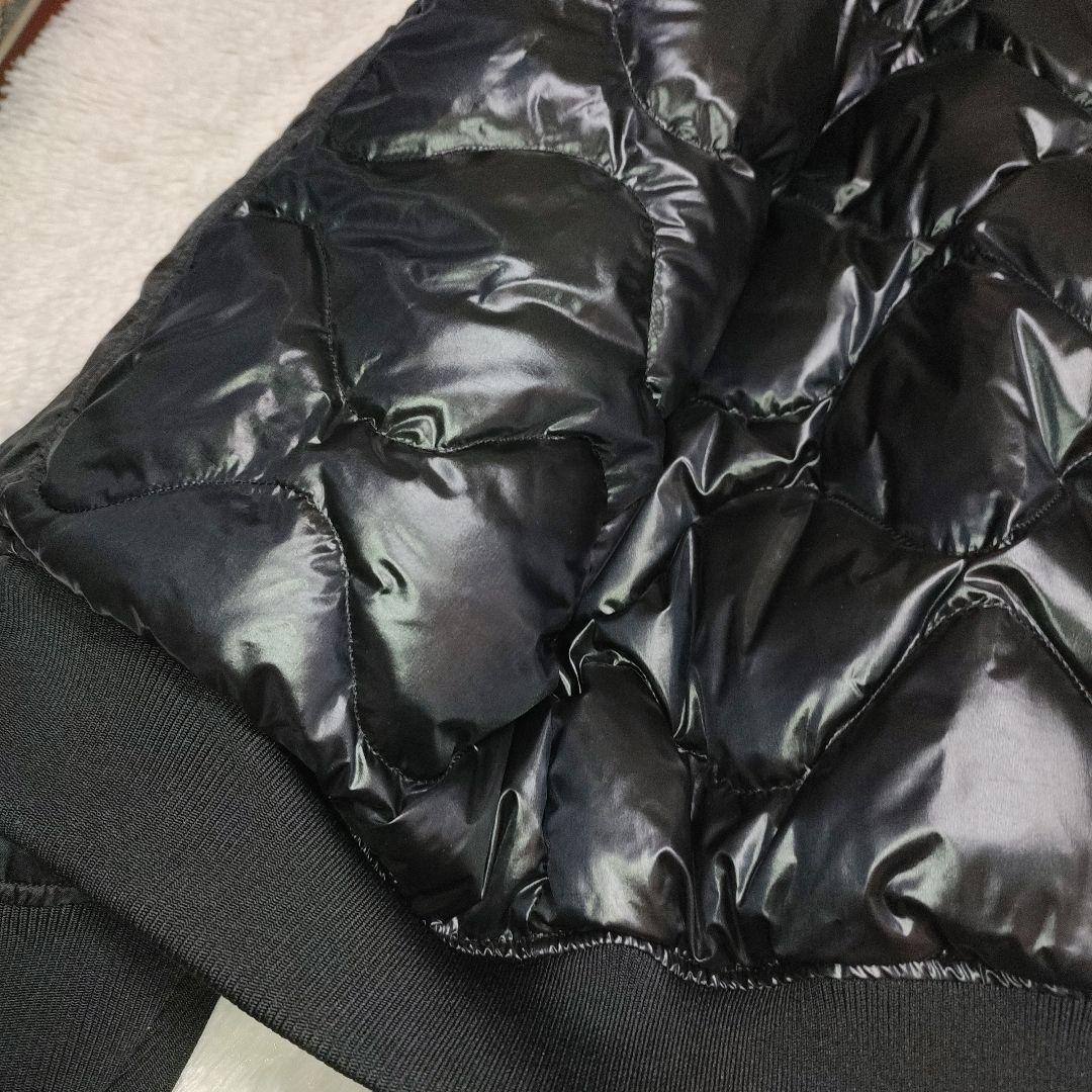 美品 UNIQLO+J XL ハイブリッドダウンオーバーサイズ MA-1ブルゾン