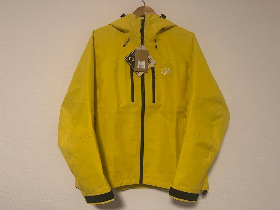 stussy GORE-TEX GUIDE SHELL YELLOW M 新品