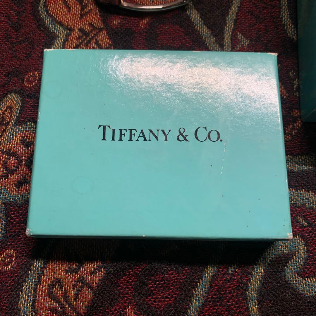 ティファニー　オープン　スクエア　バングル　美品　シルバー　925