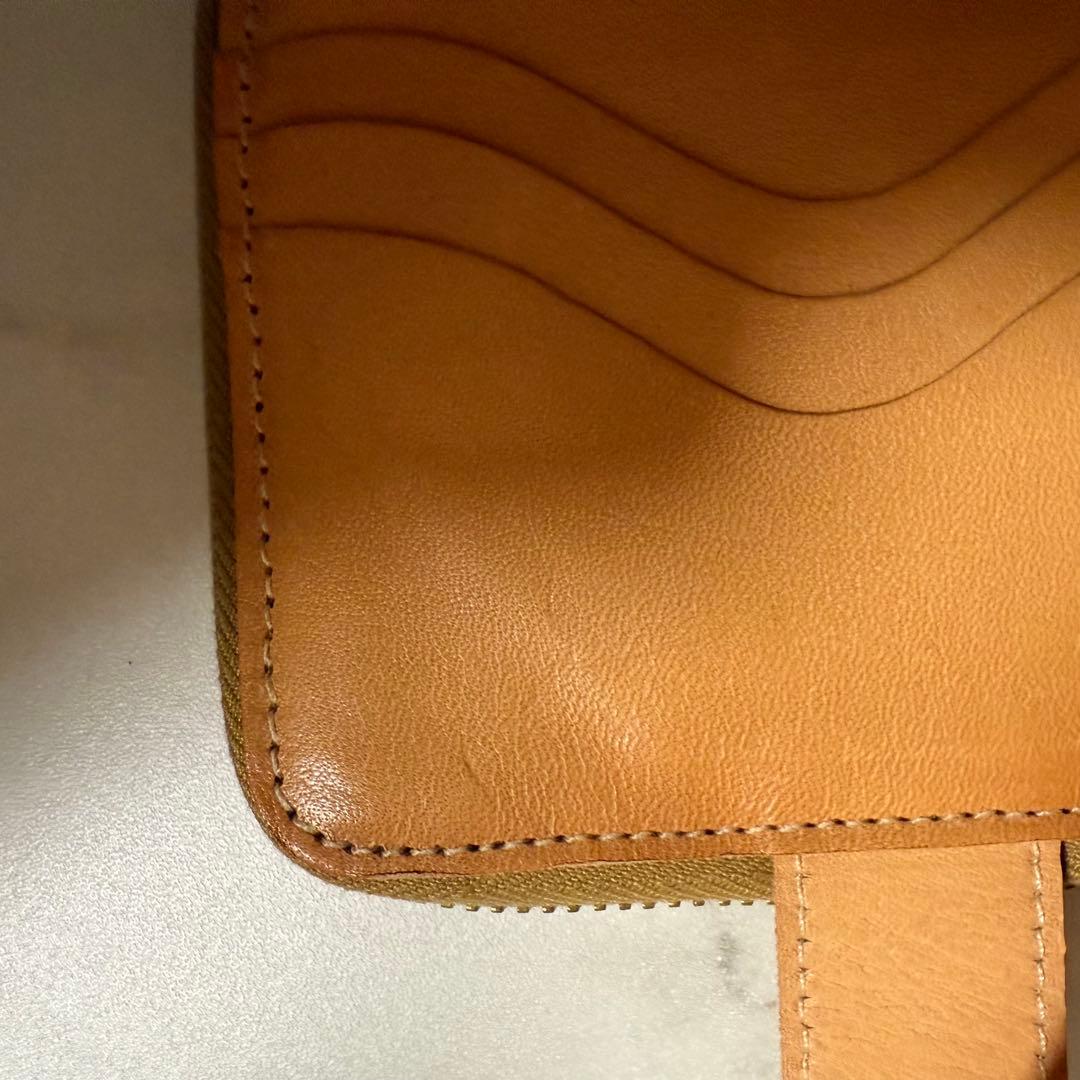 IL BISONTE 二つ折り財布 ベージュ