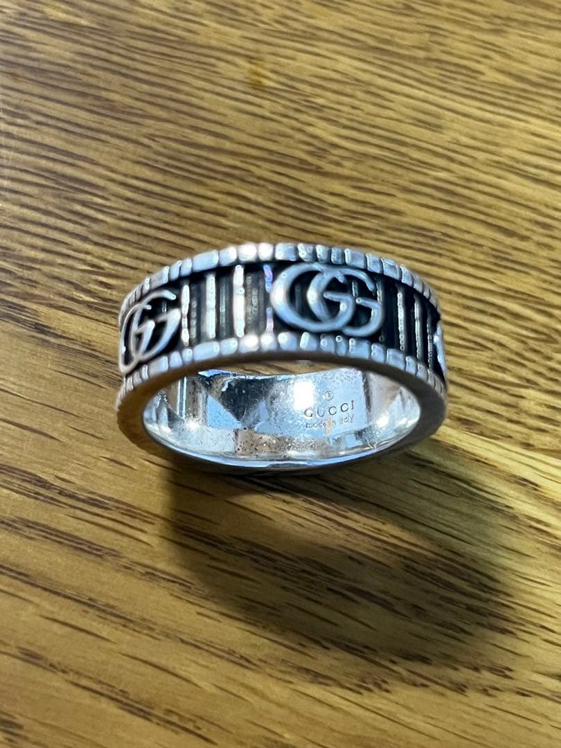 GUCCI グッチ リング　GG ロゴ　18号