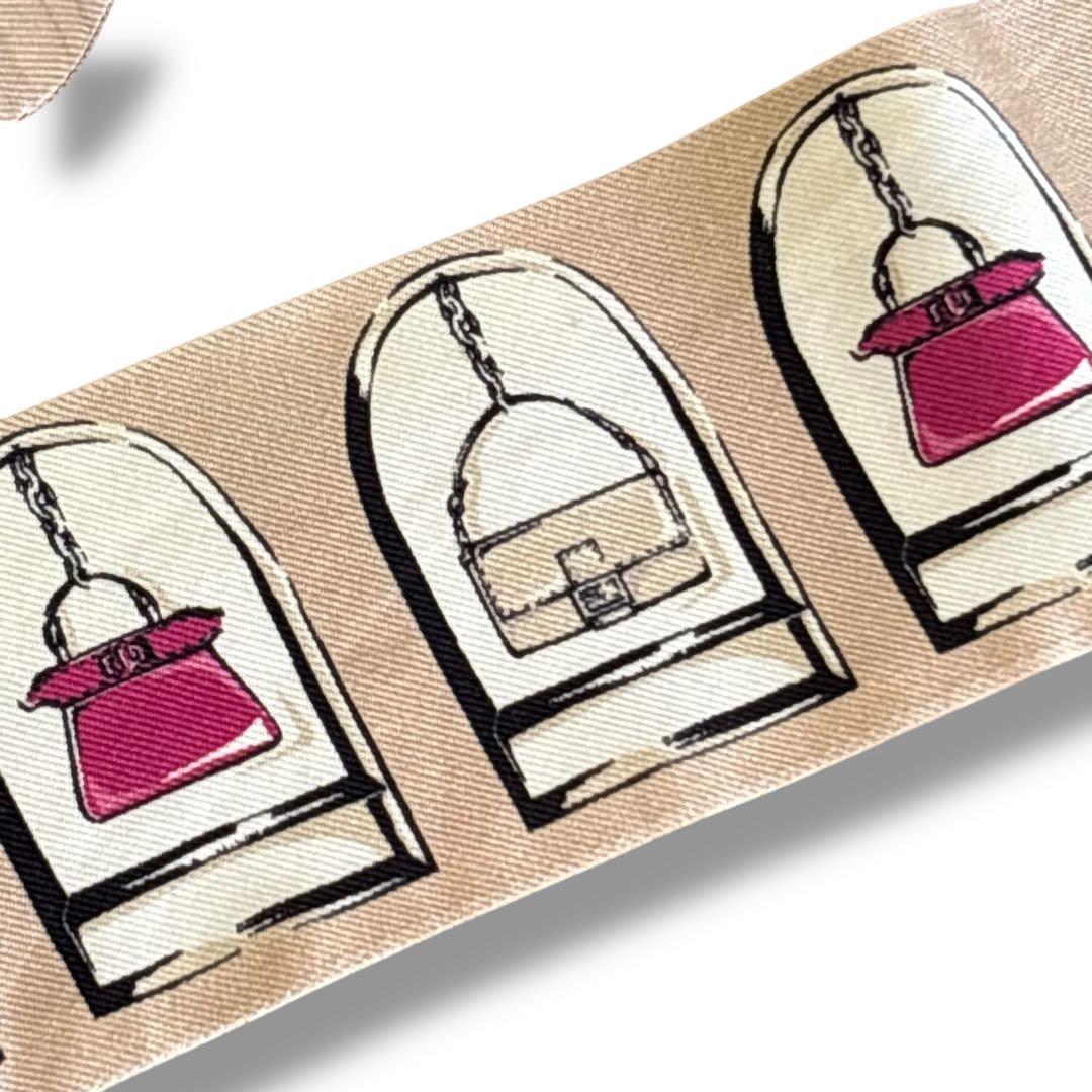 FENDI フェンディ シルク スカーフ ツイリー ラッピー