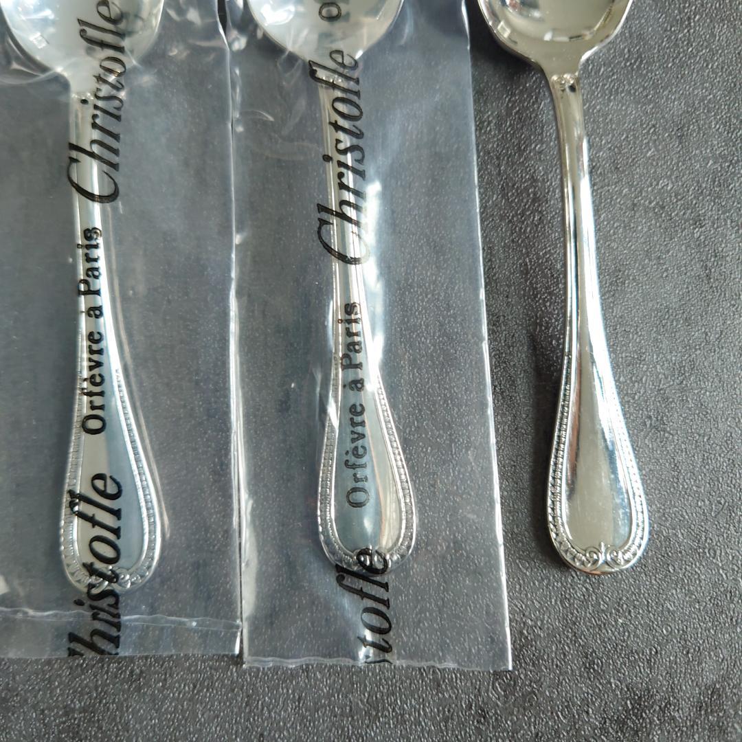 美品 クリストフル マルメゾン デミタススプーン 未開封含む 6点