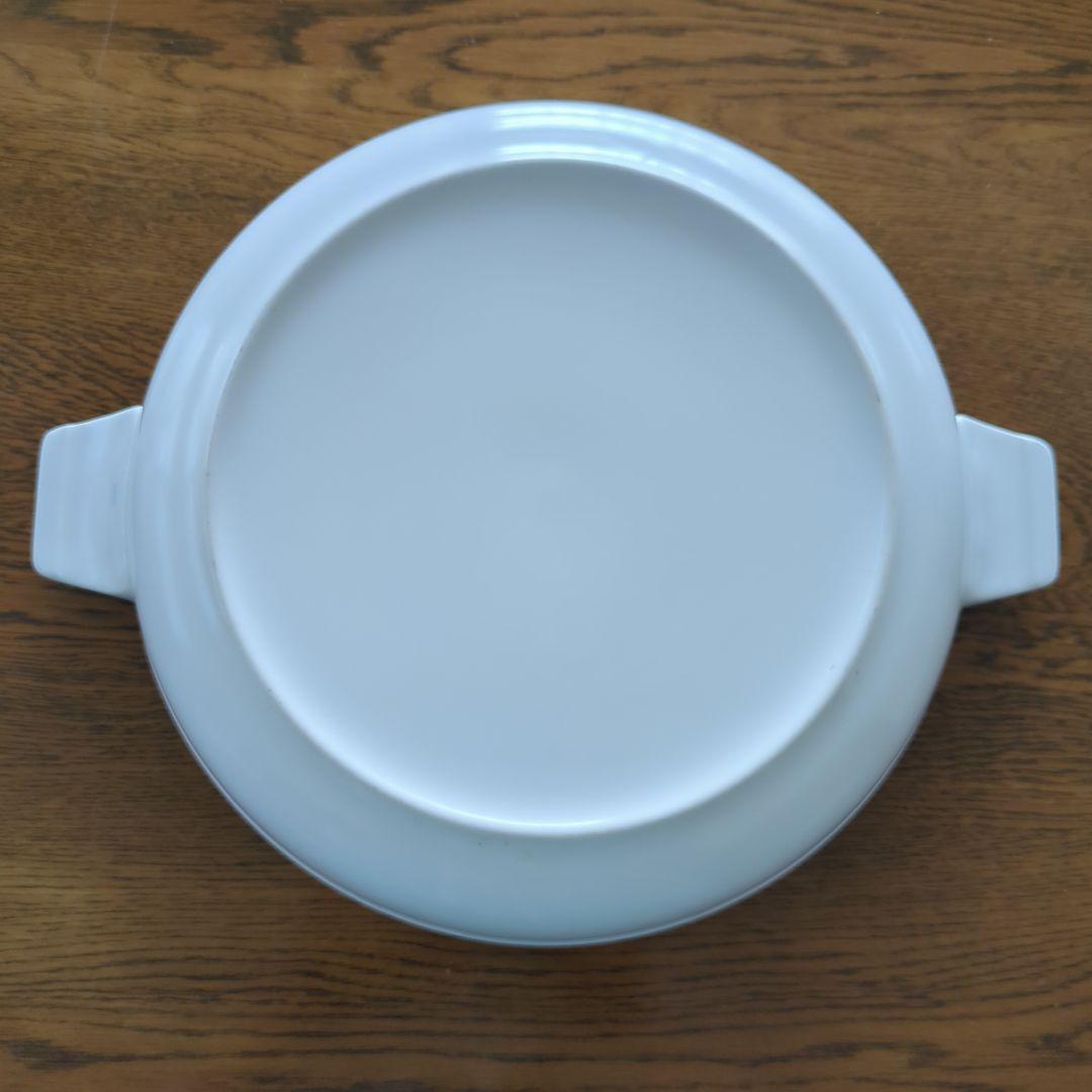 ノリタケチャイナ　北欧柄　progession 　レトロ陶器キャセロール鍋