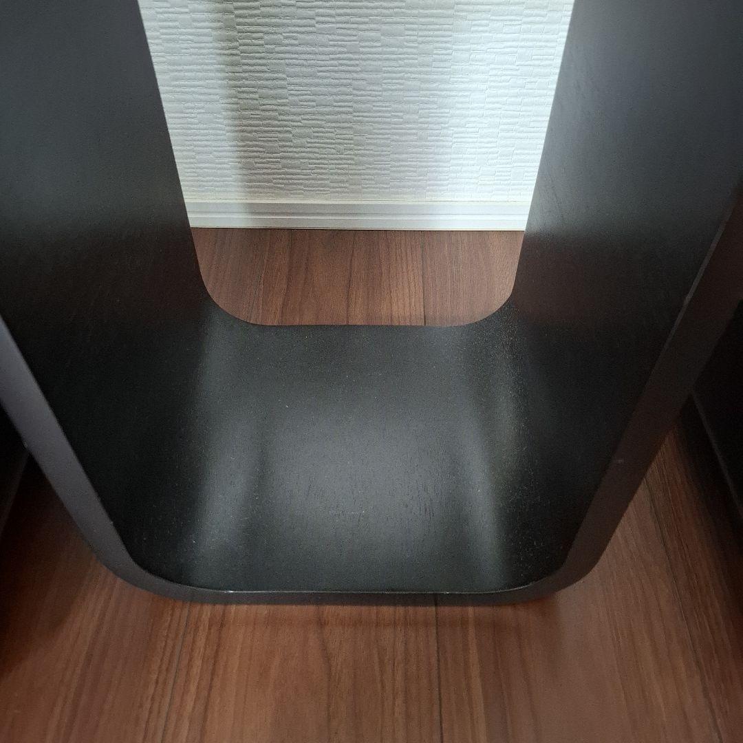 黒い木製収納ラック　ブーム　メトロ　キューブ　シェルフ